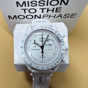 Swatch X Omega Bioceramic Moonswatch Mission To The Moonphase - Full Moon Watch